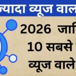 सबसे ज्यादा व्यूज वाला चैनल 2026 जानिए टॉप 10 सबसे ज्यादा व्यूज वाले चैनल